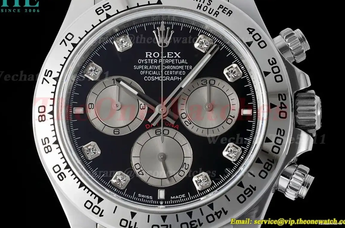 126509 SH4131 QF Super 40mm Daytona Black Dia SS Clone SS 0414